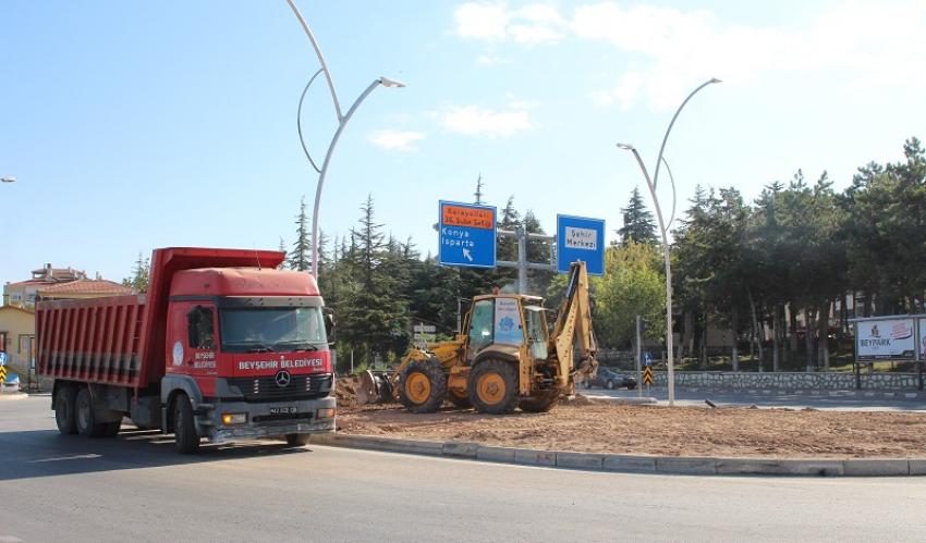 Beyşehir’de Kavşaklar Yeniden Düzenleniyor