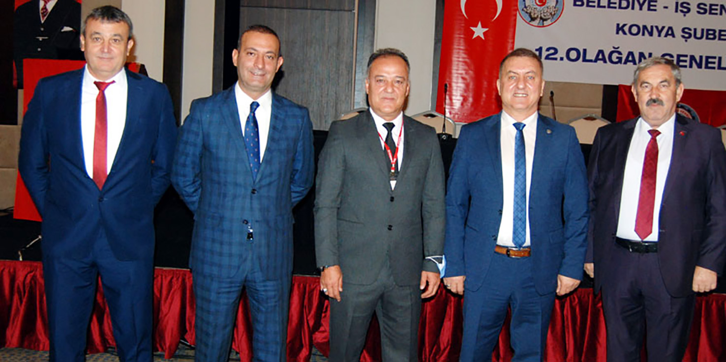 Belediye İş Konya’da İbrahim Koral güven tazeledi